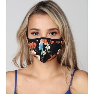 USA MADE Hawaiin Floral Print Face Mask